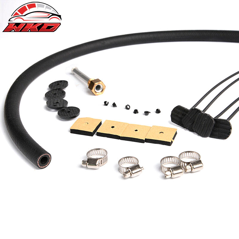 Wholesale Universal Full Aluminum Remote Transmission Oil Cooler Kit Auto/MT Radiator - Wikond Auto