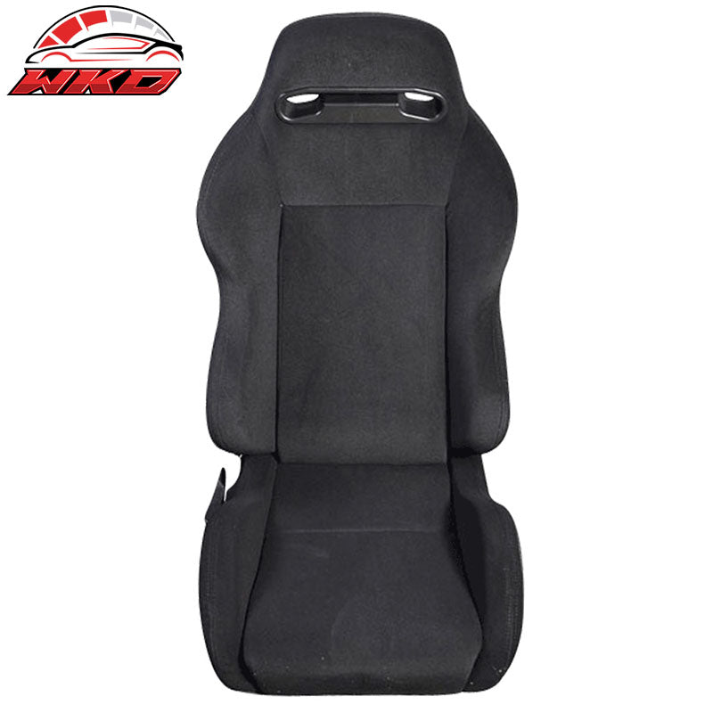 Universal Rco Style Cloth All Black Racing Seats(Pair)