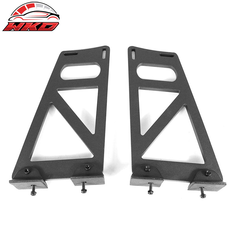 Universal Adjustable V6 Style Roof Spoiler Splitter With Leg - ABS