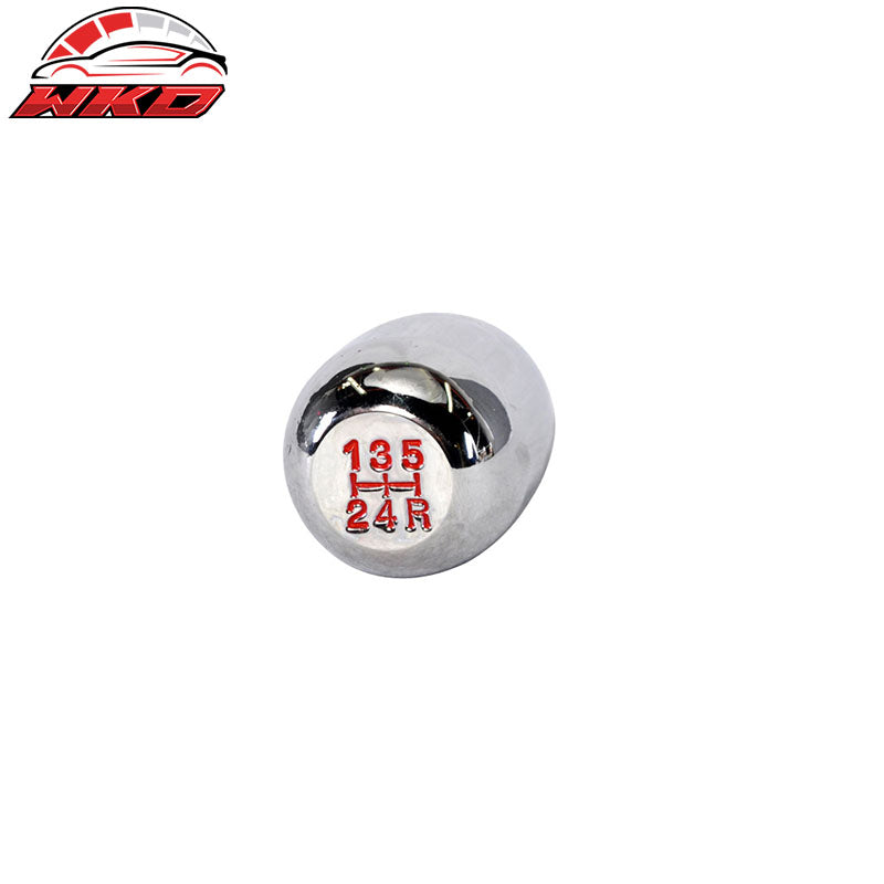 Chrome JDM T-R 5-Speed Gear Shift Knob Integra Wholesale Civic Del Sol CRX Accord