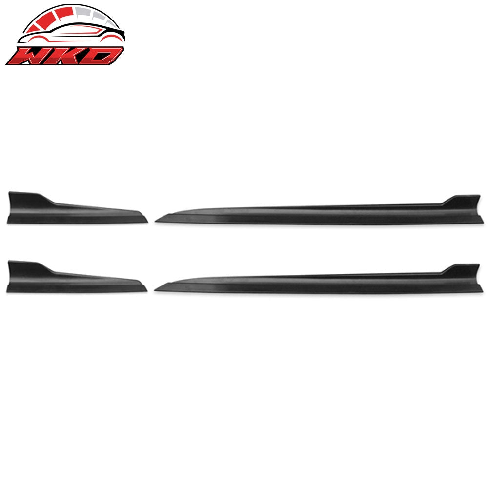 Wholesale Universal Fit IKON Style 4PCS Side Skirts Extension Rocker Panels Added on PP
