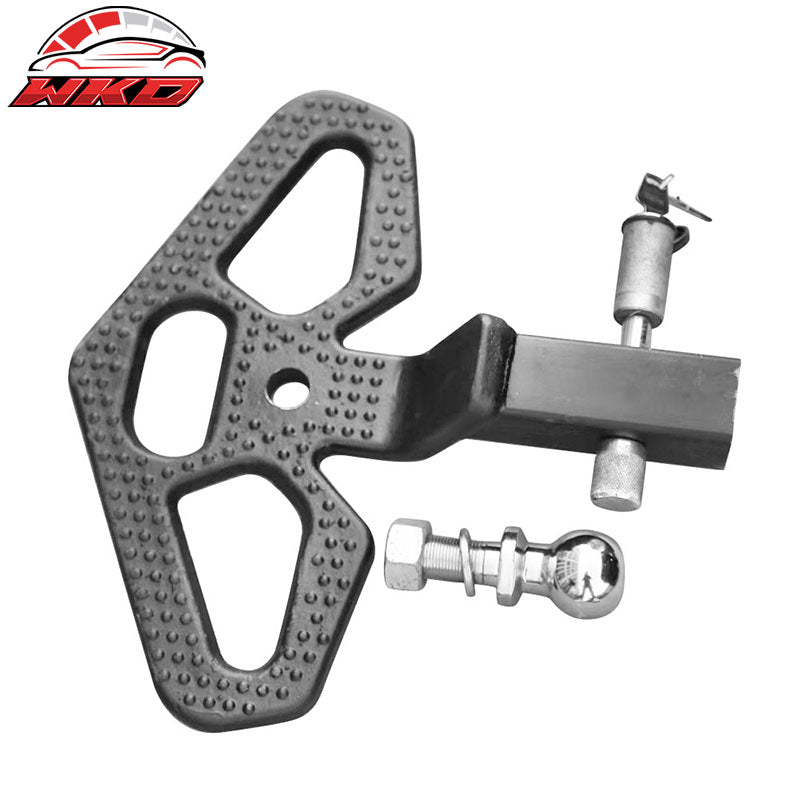 Wholesale Universal V3 Style Rear Black Tow Hook Hitch Step w/ Drawbar Bolts Steel