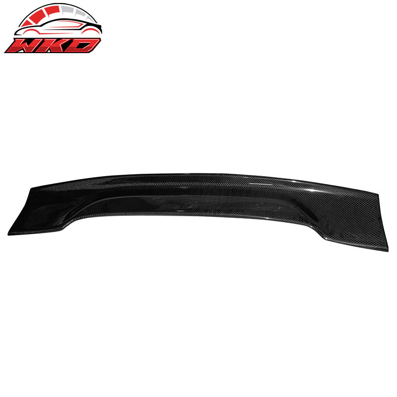 Universal 57" JDM Racing GT RS Carbon Fiber Trunk Spoiler V2 Side Plates V3 Legs