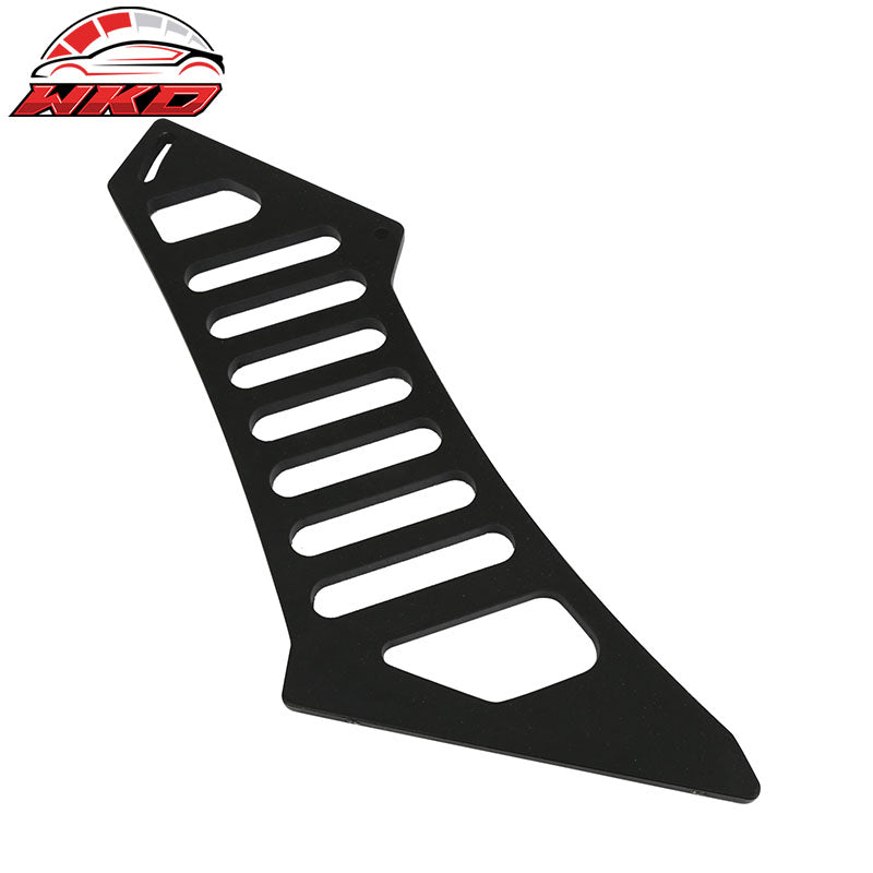 Universal 57" JDM Racing GT RS Carbon Fiber Trunk Spoiler V2 Side Plates V3 Legs