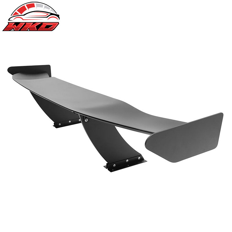 Universal 65" GT Trunk Spoiler Adjustable Rear Racing Wing (V4A Leg + V4A Plate)