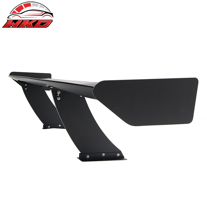 Universal 65" GT Trunk Spoiler Adjustable Rear Racing Wing (V4A Leg + V4A Plate)