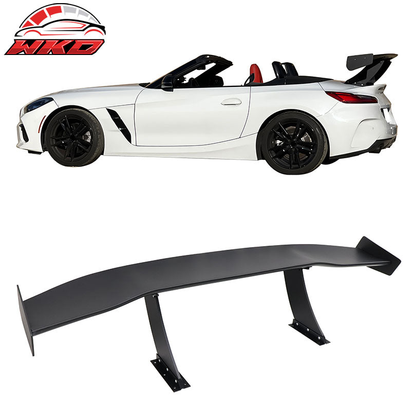Universal 65" GT Trunk Spoiler Adjustable Rear Racing Wing (V4A Leg + V4C Plate)