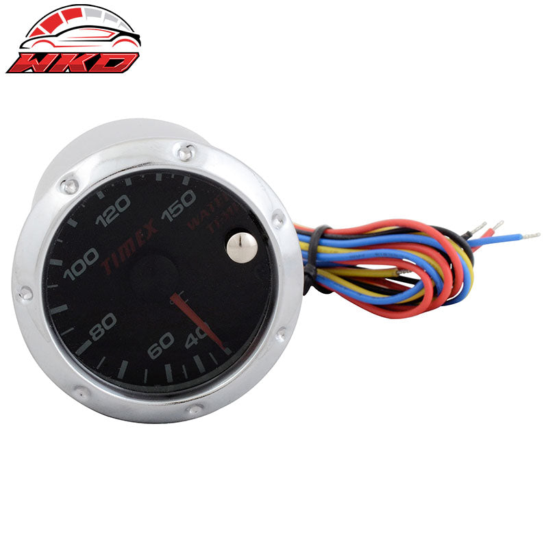 2" 7 Color Water Temp Gauge Silver Digital Temperature Car Wholesale Universal Auto Meter
