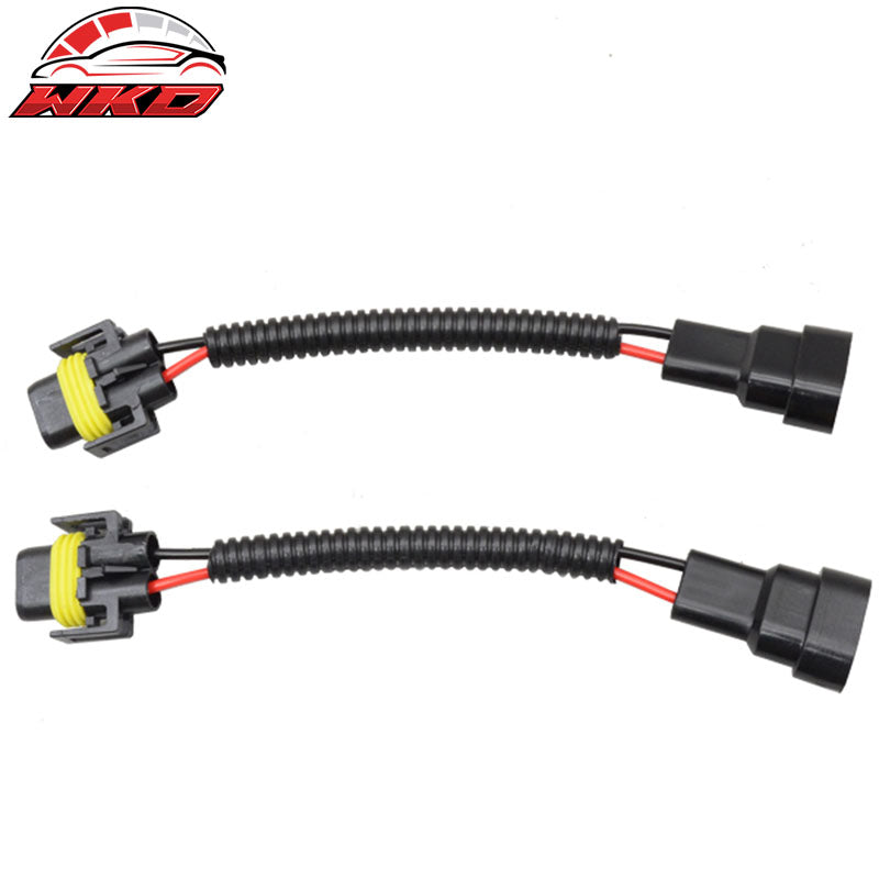 9006 Bulb To H11 H8 Headlight Fog Light Conversion Wiring Plug Adapter Harness