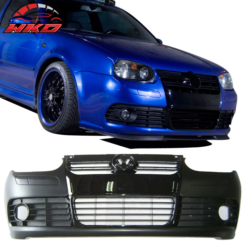 Fits 99-04 VW Golf MK4 R32 Style PP Front Bumper Conversion And Foglight Lamp