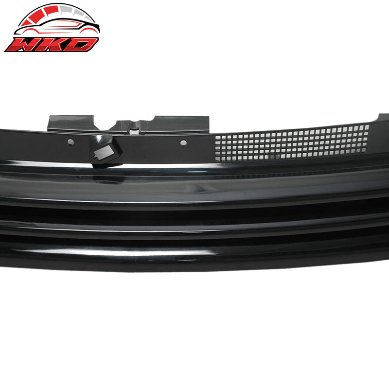 Fits 99-06 VW Golf GTI MK4 Badgeless Style Black Front Bumper Hood Grille ABS