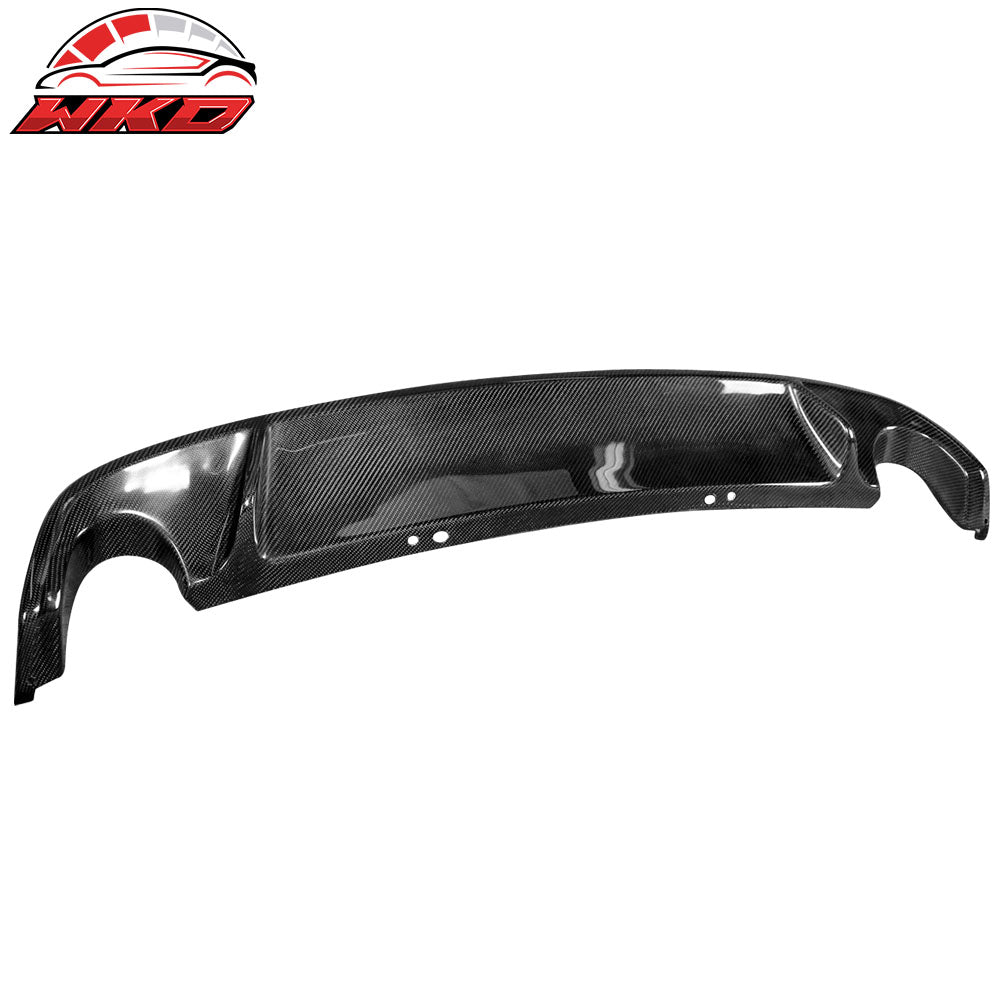 Fits 09-12 Volkswagen VW Golf 6 GTI OE Style Carbon Fiber Rear Bumper Lip Spoiler