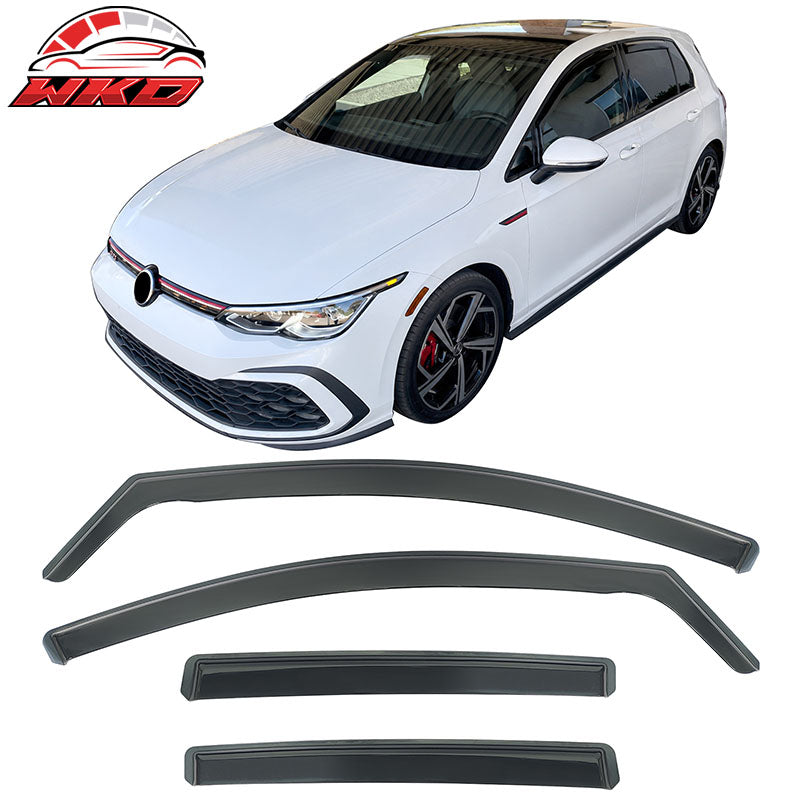 Wholesale 22-26 Volkswagen MK8 Golf GTI Golf R In-Channel Window Visors Deflectors PC