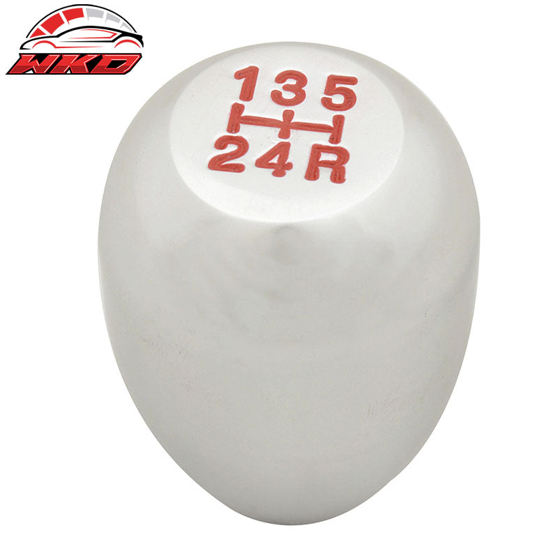 Wholesale M10X1.5 MT Manual Transmission T-R Style Gear Silver Shift Knob 5 SpeedSPD VW