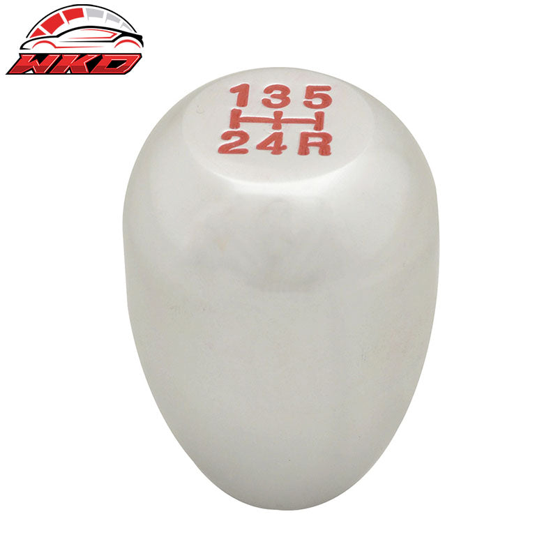 M10X1.5 MT Manual Transmission T-R Style Gear Silver Shift Knob 5 SpeedSPD VW