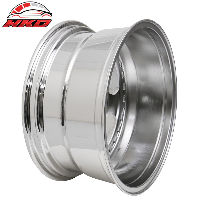 (2) 18X10 +30 5X100 / 5X114.3 Step Lip 5 Spoke Wheels Rim Kit Replacement